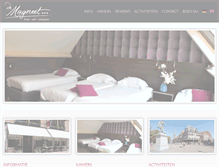 Tablet Screenshot of hoteldemagneet.nl